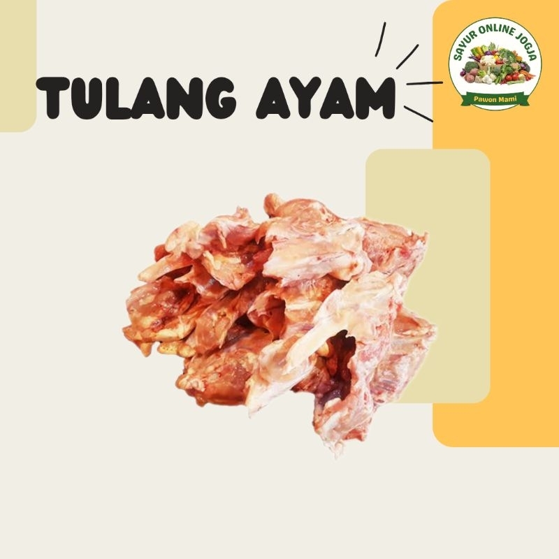 

Tulang ayam balungan ayam 250gr - PAWON MAMI SAYUR ONLINE JOGJA