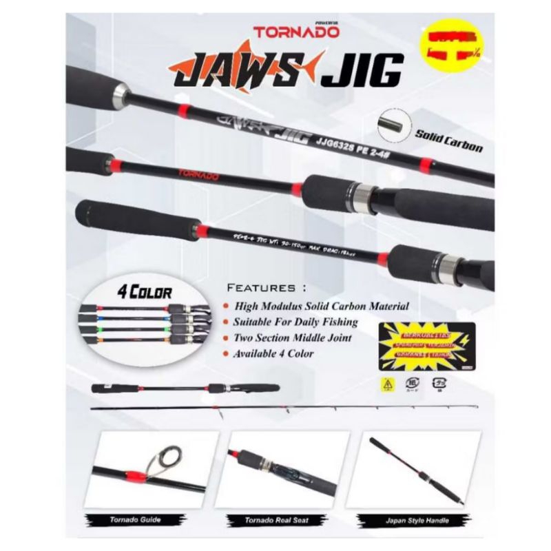 JORAN TORNADO JAWS JIG JORAN JIGGING SOLID CARBON