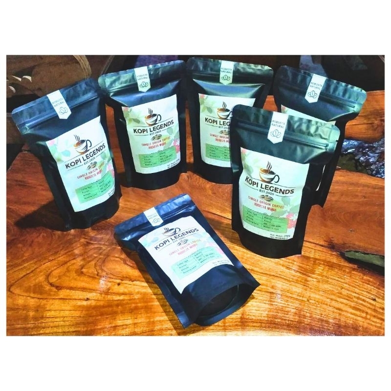 

Kopi Robusta Muria Kudus Premium Merk Legends Single Origin Natural Bubuk