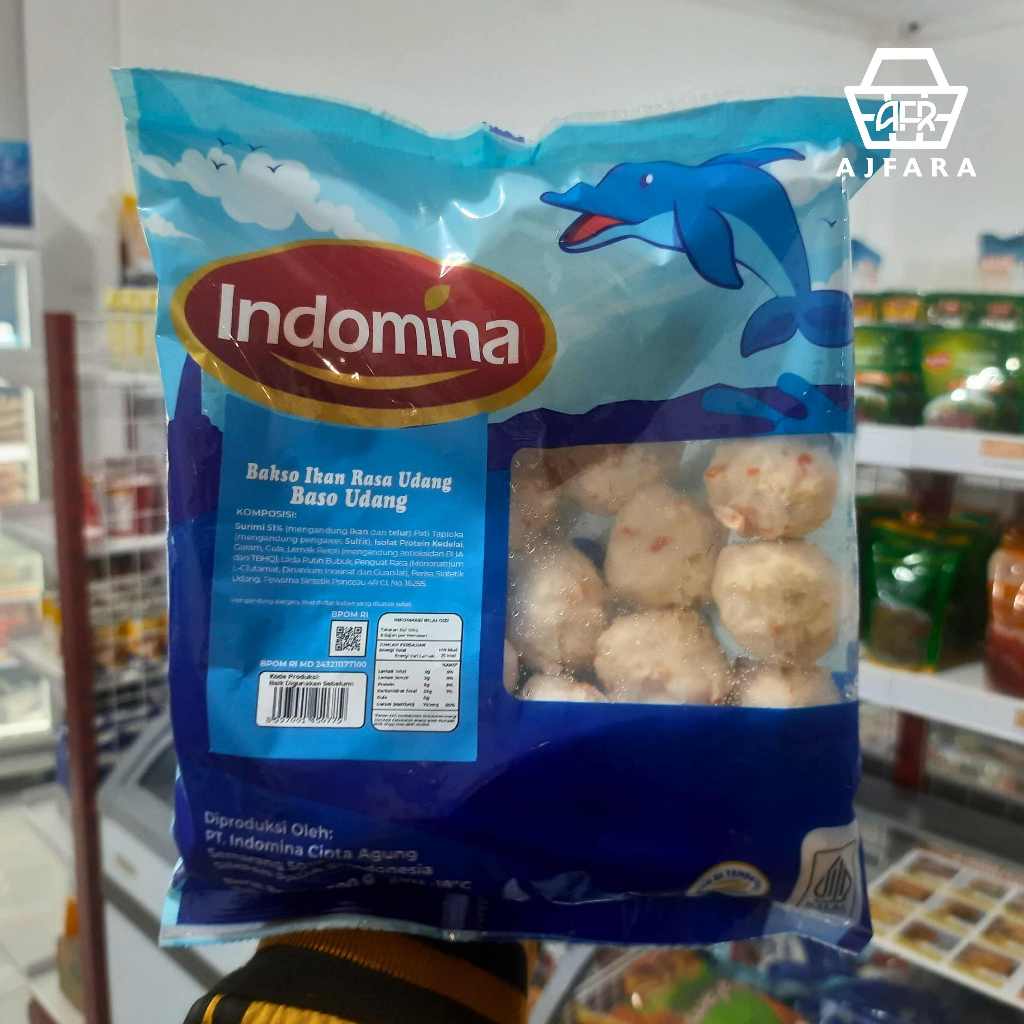 

Indomina Bakso Ikan Udang 500 gram