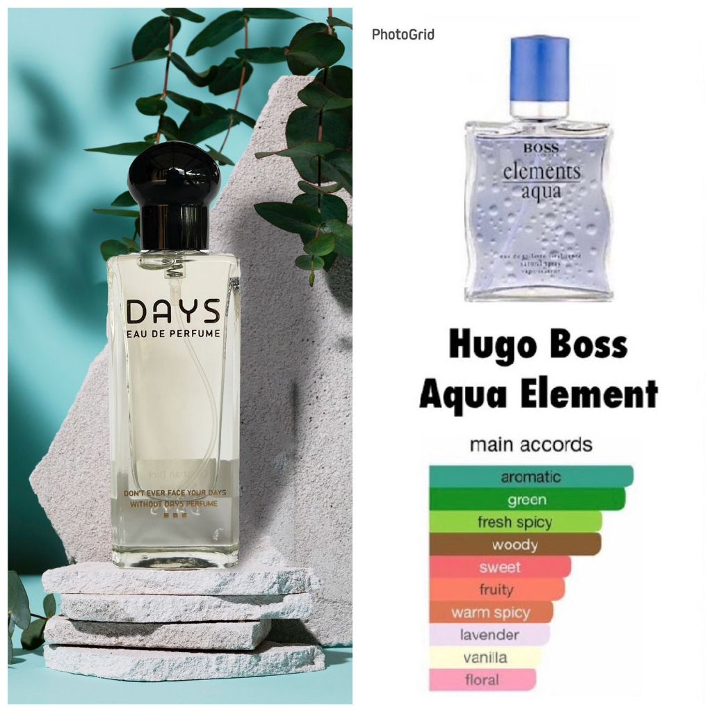 Hugo Boss Aqua Element / Days Parfum Inspired / Days Parfume Solo / Days Parfume