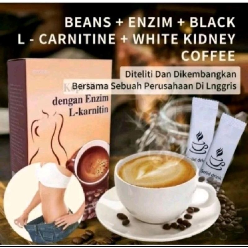 

KOPI HITAM LKARNIRIN DENGAN ENZIM RENDAH LEMAK PELANGSING BADAN TERSEDIA [10&20 SACHET KOPI]