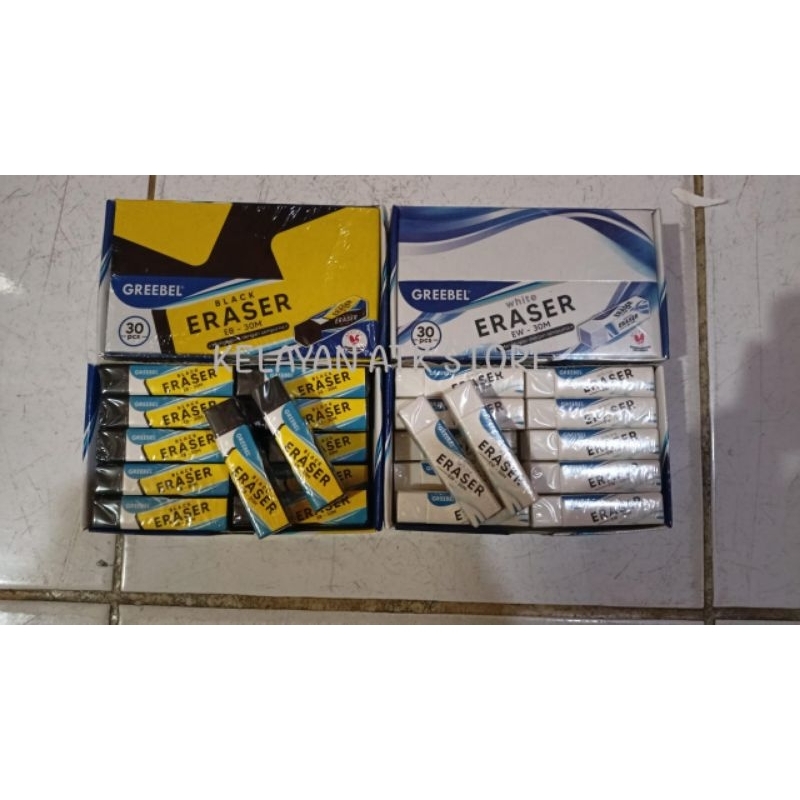 

(1 pcs) PENGHAPUS PENSIL GREEBEL EW-30M HITAM/PUTIH SATUAN