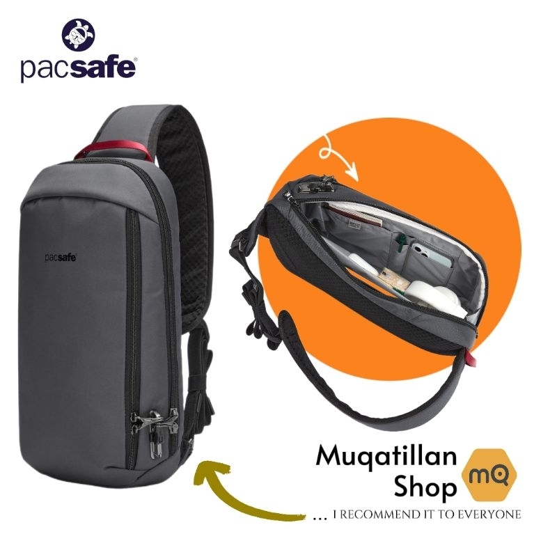 Pacsafe® Vibe 325 anti-theft sling pack RFID Protection