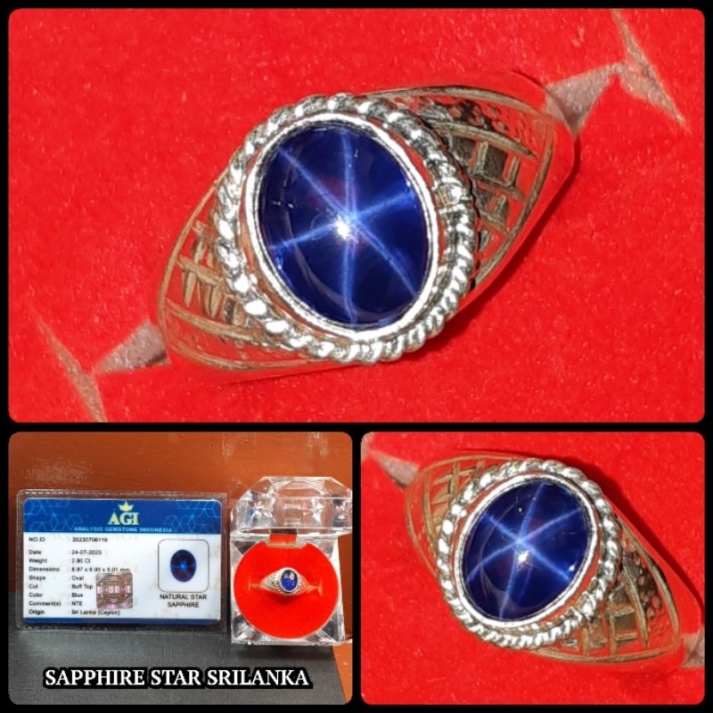 BLUE SAPPHIRE STAR CEYLON ( ROYAL BLUE HQ )