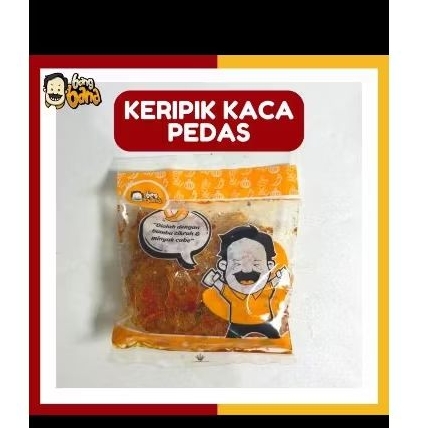 

cemilan kekinian keripik kaca pedas