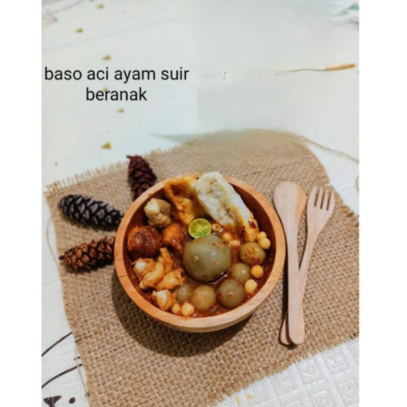 

baso suir ayam kemasan pouch polos tanpa stiker