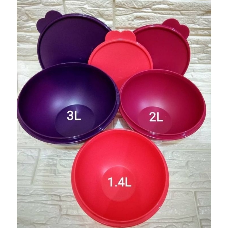 Bowl  Tupperware/mangkok Tupperware/mangkok ungu/Tupperware Malaysia/Tupperware Pontianak