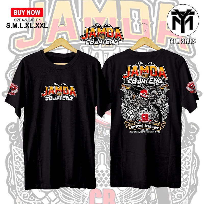 TSHIRT/KAOS JAMDA CB JATENG GAYENG SELAWASE