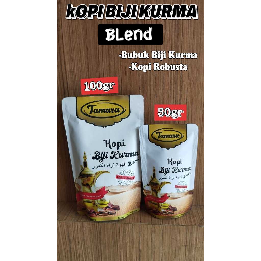 

kopi biji kurma blend 100gr kopi robusta 100gr kopi murni biji kurma