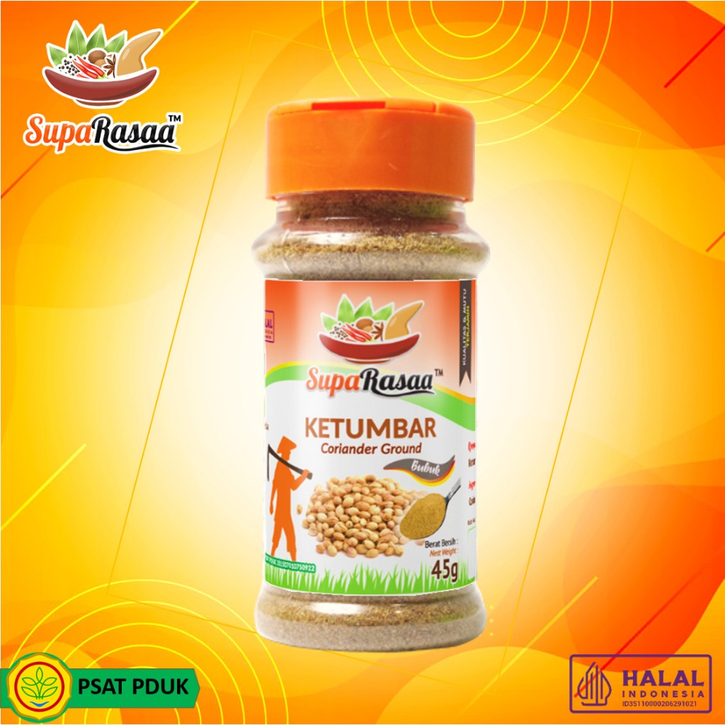 

Ketumbar Bubuk SupaRasaa Botol 45Gr