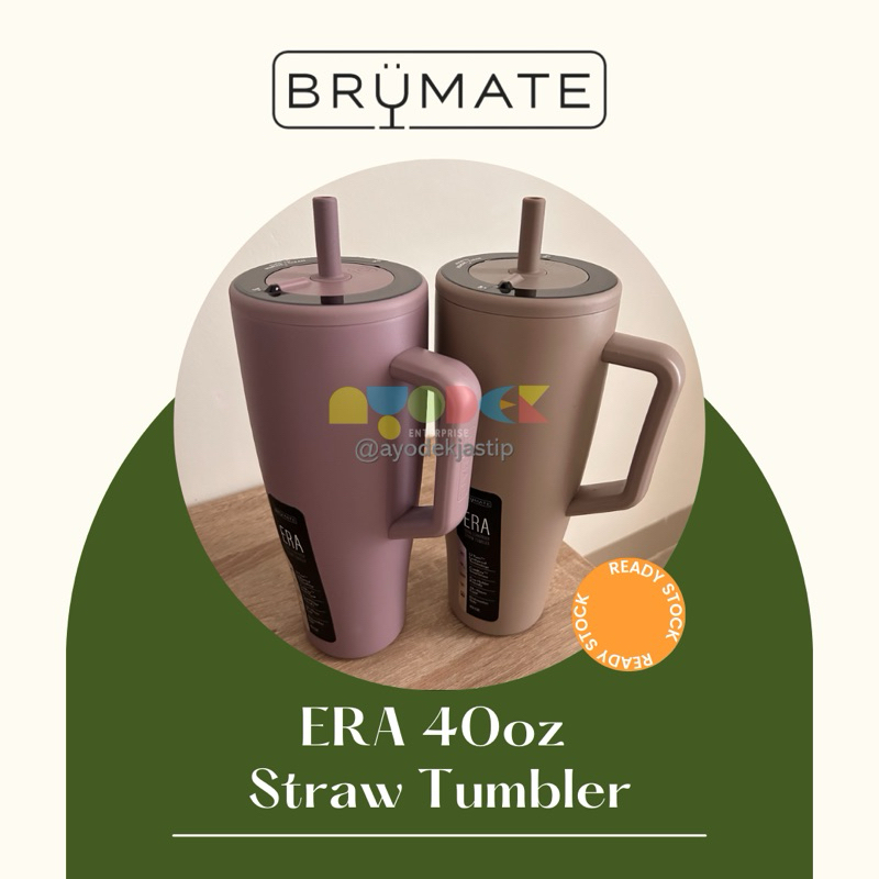 [Ready] BruMate | ERA Straw Tumbler 40oz | 100% Leakproof | Insulated Tumbler