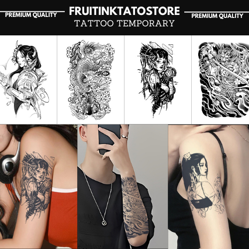 Premium Tatto temporary fruit ink waterproof tato semi permanen berkualitas premium tahan 15 hari