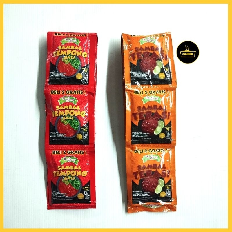 

PROMO Beli 2 (1 Varian) Bonus 1 Mc Lewis Sambal Terasi dan Tempong Bali Kemasan kecil