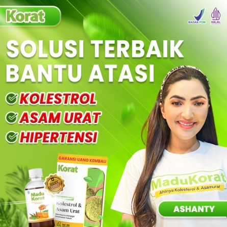 

PROMO TERBAIK!!! Madu KORAT Madu Herbal Mengurangi Kadar Lemak Darah [ Kolesterol ] Asam Urat Jantung