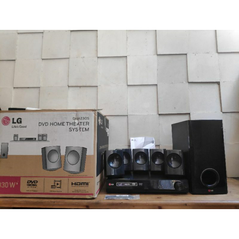 Speaker Home Theater LG 1 Set Lengkap Second
