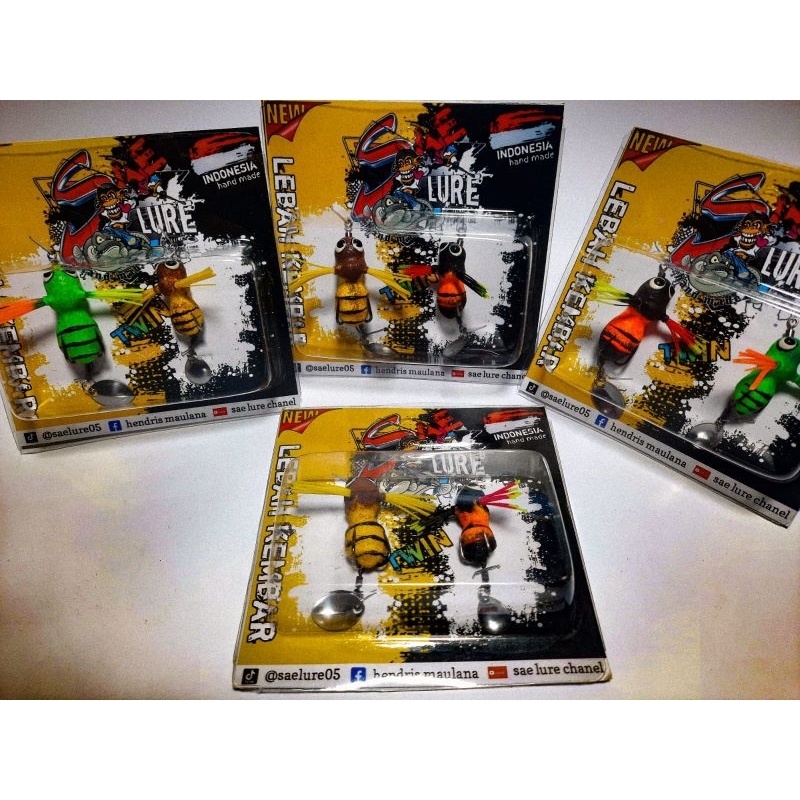 SOFT FROG LEBAH KEMBAR 3 CM SAE LURE 2 PCS