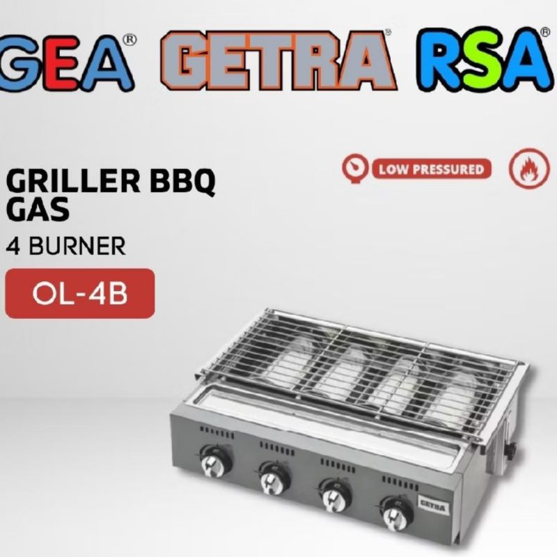 KOMPOR PEMANGGANG GETRA OL-4B GRILLER 4 TUNGKU