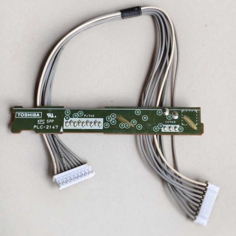 Sensor infrared remot plus lampu indikator TV LCD Toshiba 24 inch Tipe 24PB2E original Normal siap r