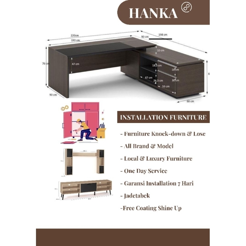 Jasa Perakitan Furniture Knock-down, Lose Furniture, Custom (IKEA, INFORMA, DEKORUMA DLL)