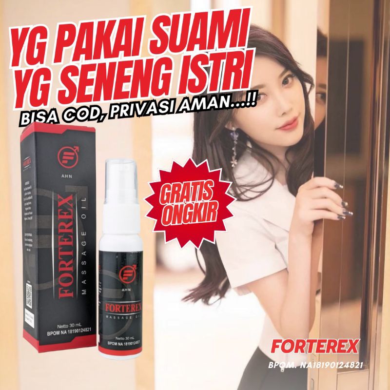 PRIVASI AMAN!! FORTEREX 100% ORIGINAL PRODUK PERAWATAN KHUSUS PRIA MINYAK OLES/PIJAT TERDAFTAR RESMI