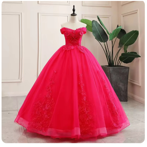 GAUN WEDDING / GAUN PERNIKAHAN BUNGA SIMPLE / DRESS PESTA ELEGANT PINK / PINK WEDDING DRESSES FLOWER