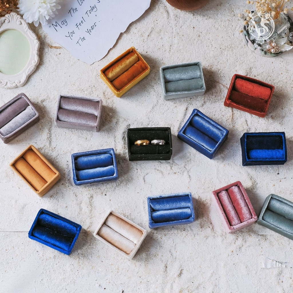 DUDUKAN CINCIN RINGBOX RING HOLDER GULUNG | RING STAND | TEMPAT CINCIN SMALL Ukuran 6x2 cm