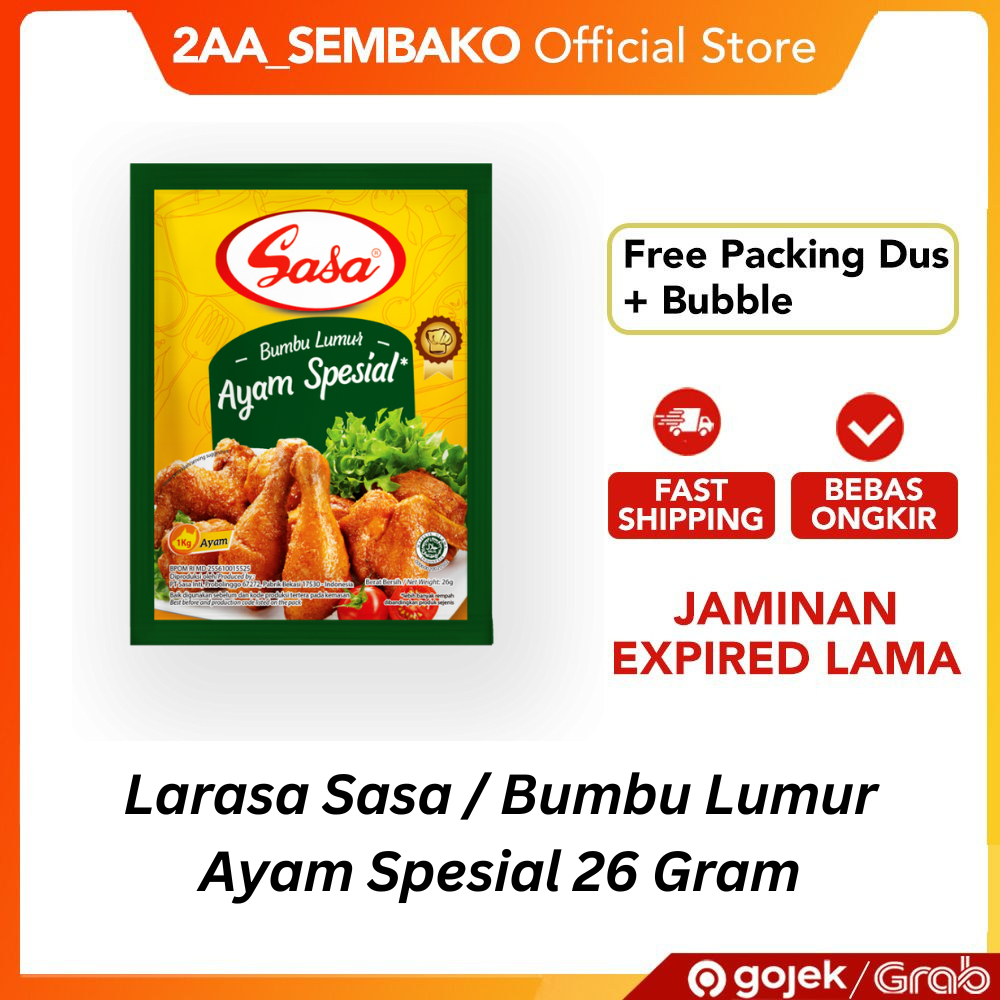 

Sasa Larasa Bumbu Lumur Ayam Spesial 26 Gram