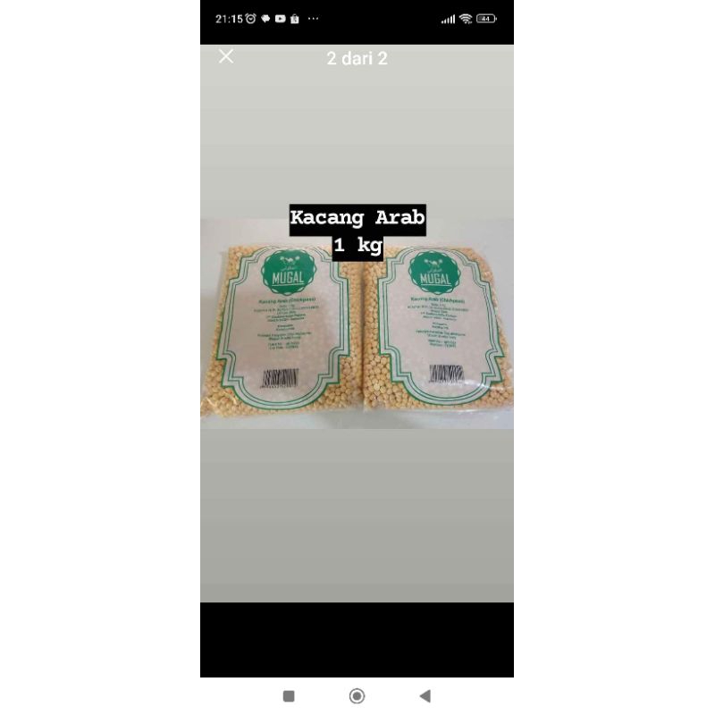 

KACANG ARAB