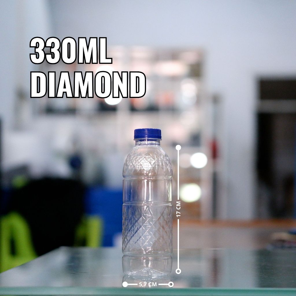 BOTOL PLASTIK DIAMOND 330ML