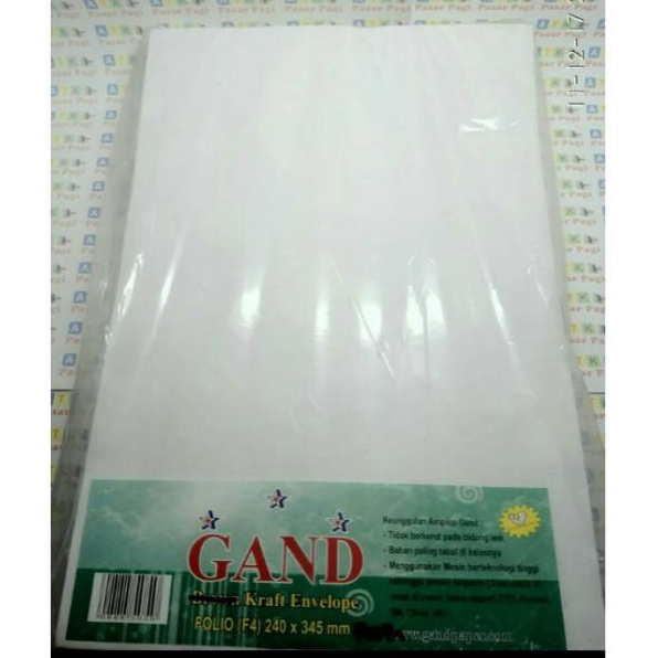 

Amplop putih folio seal 1 pack BRA7A4576