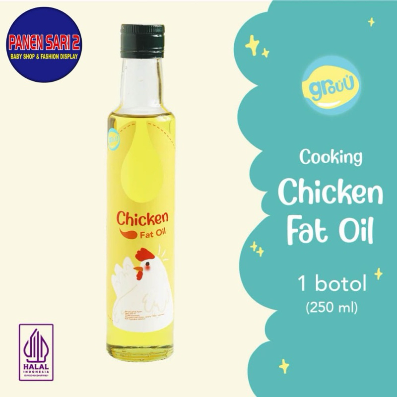 

Grouu - Fat Oil / Minyak Lemak - MPASI BB Booster - Chicken Fat
