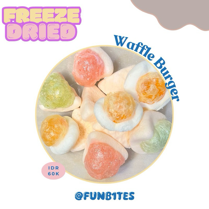 

Freeze Dried Candy Waffle Burger By Funb1tes