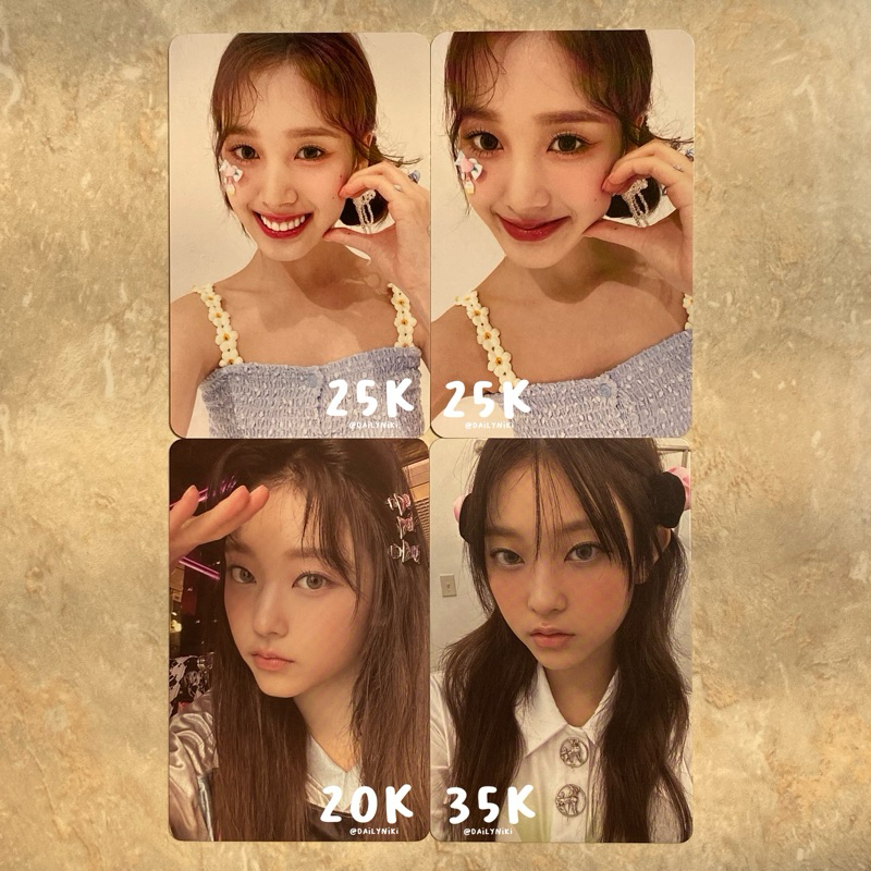 photocard haerin pompom hormat get up bunny beach j stayc 2nd memship kit official