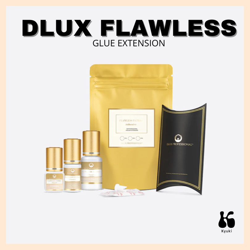 DLUX FLAWLESS ULTRA+ Glue 5ml dan 10ml Lem Eyelash Extension