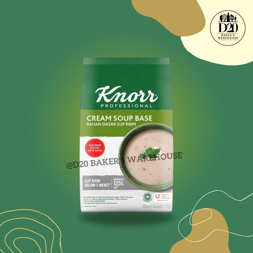 

Knorr Cream Soup Base Bahan Dasar Sup Krim 1kg