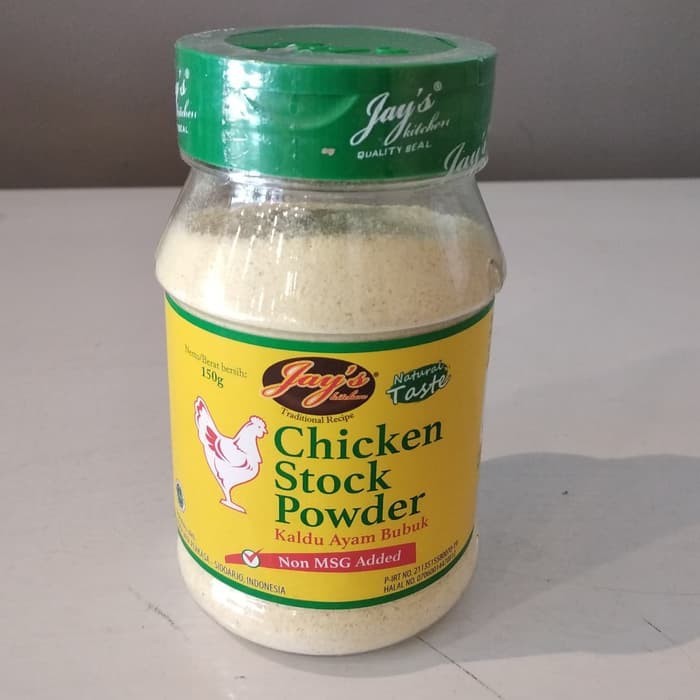 

Jay's Chicken Stock Powder / Kaldu Ayam Bubuk 150 Gr Non MSG