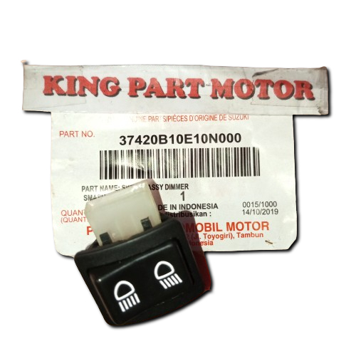 ORIGINAL: Saklar Lampu Tombol Dim Suzuki Smash Shogun 125 Spin Supra X 125