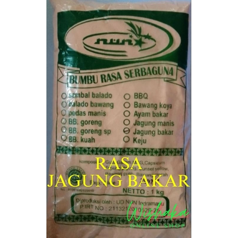 

bumbu tabur NUN rasa jagung Bakar isi 1kg