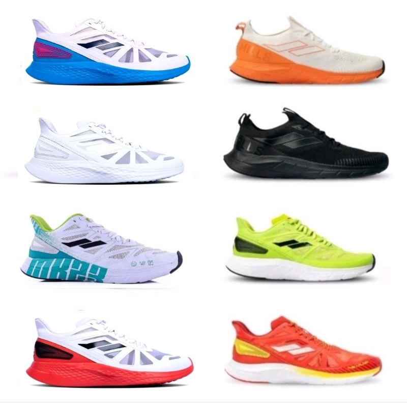 Sepatu Running Mills Saga -  Mills Enerlite - Mills Treximo Saga Sonic - Mills Treximo Omega MK - Mi