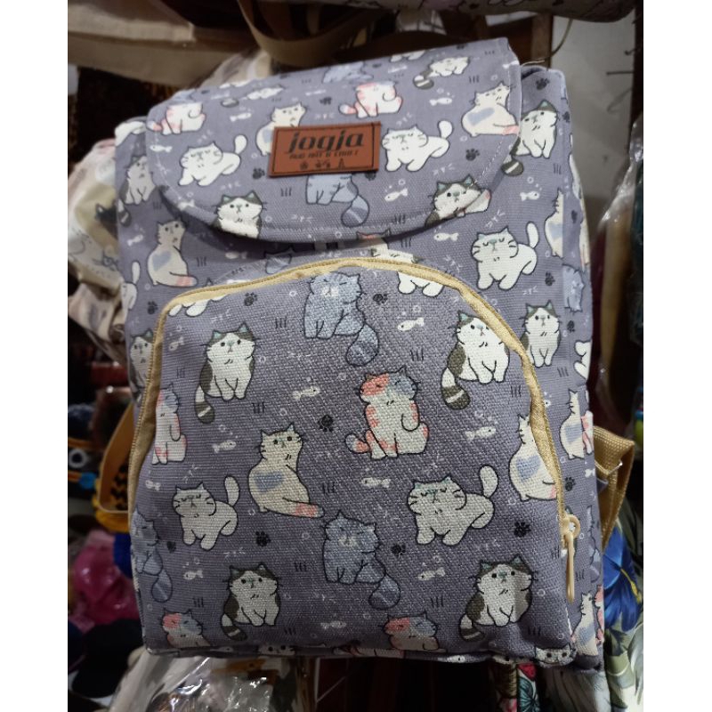 Tas ransel kanvas besar/Tas ransel Jogja