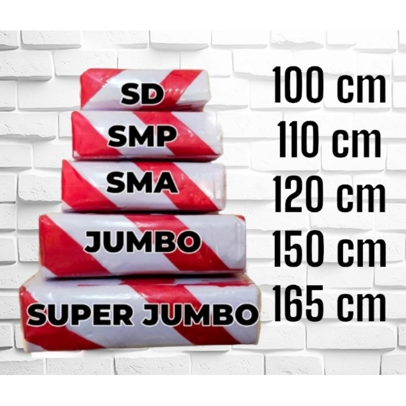 kacu pramuka/Kacu pramuka panjang/dasi pramuka SD,SMP,SMA,PEMBINA,JUMBO/kacu merah putih panjang