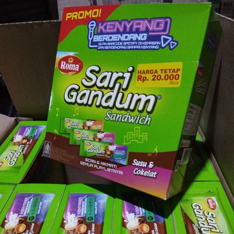 

roma sari gandum 1box/12pcs