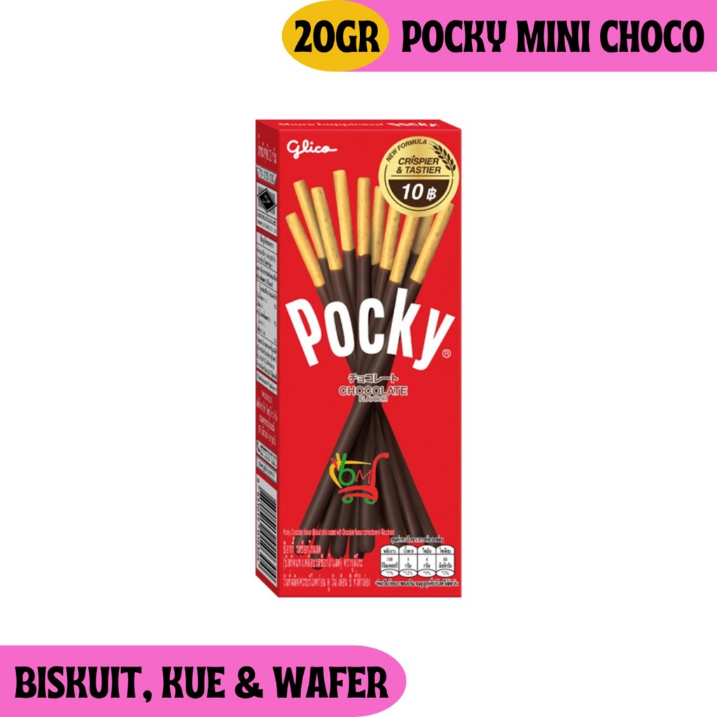 

Pocky Chocolate Half Size Glico Pocky Kemasan Mini Rasa Cokelat