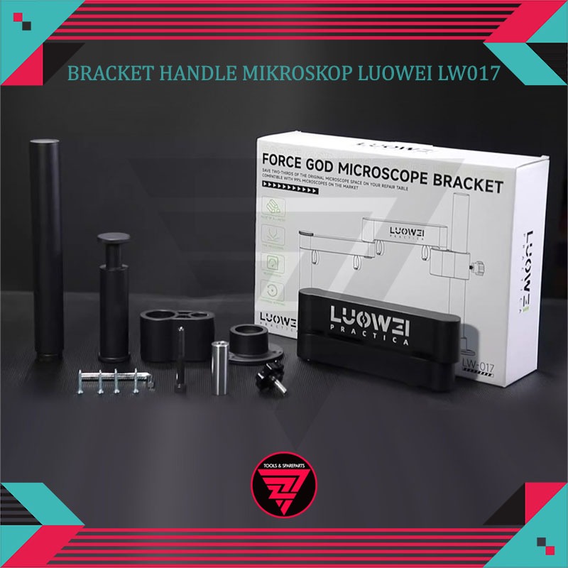 Luowei LW-017 Stand Mikroskop Bracket / Lengan Mikroskop Luowei LW-017 / Bracket Handle Mikroskop Lu