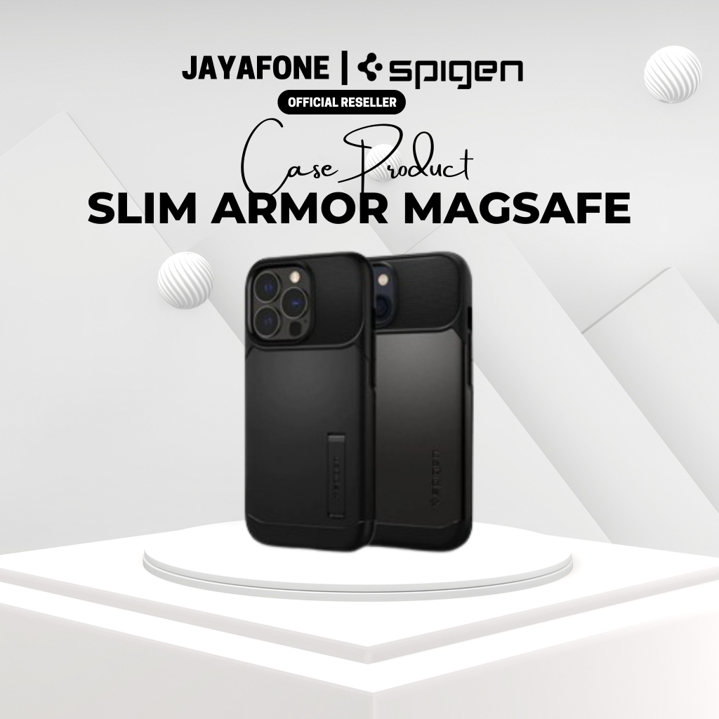 CASE IPHONE 13 PRO MAX 13 MINI SPIGEN SLIM ARMOR MAGSAFE/ STAND CASING
