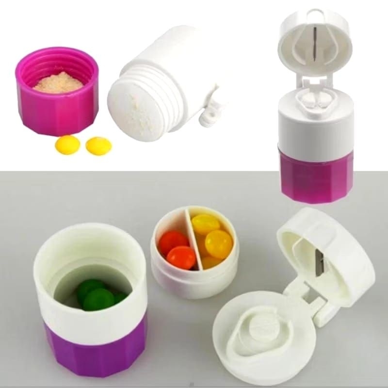 Alat Penghancur Obat 4in1 Alat Gerus Obat Alat Potong Obat