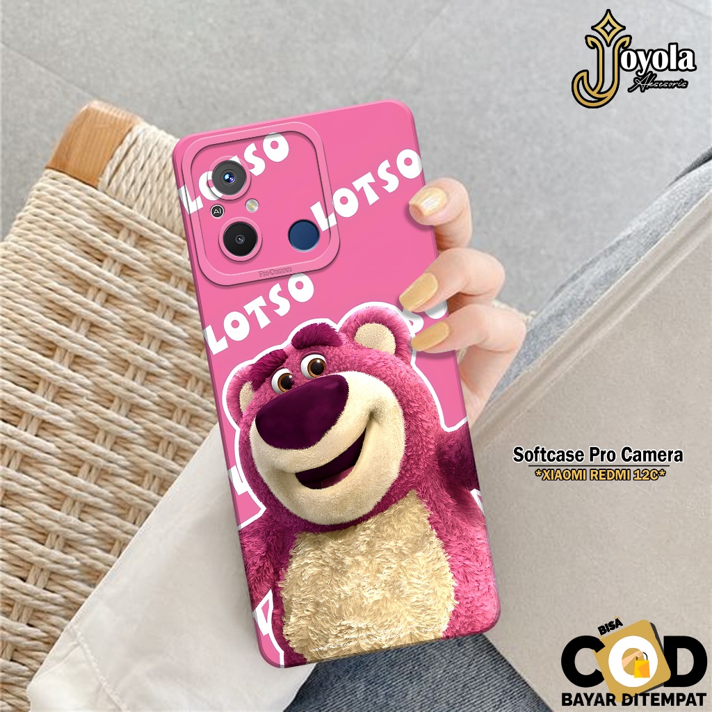 JOYOLA Case XIAOMI REDMI 12C - Fahion Case Kartun - Softcase XIAOMI REDMI 12C - Pro Camera - Casing 
