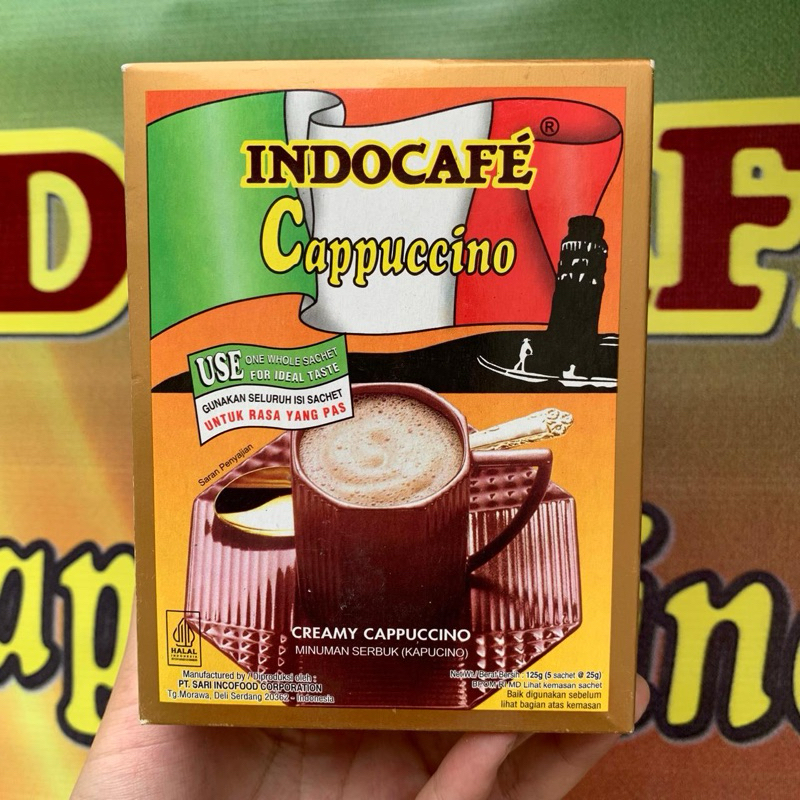 

Indocafe Cappuccino Kotak Isi 5 sachet