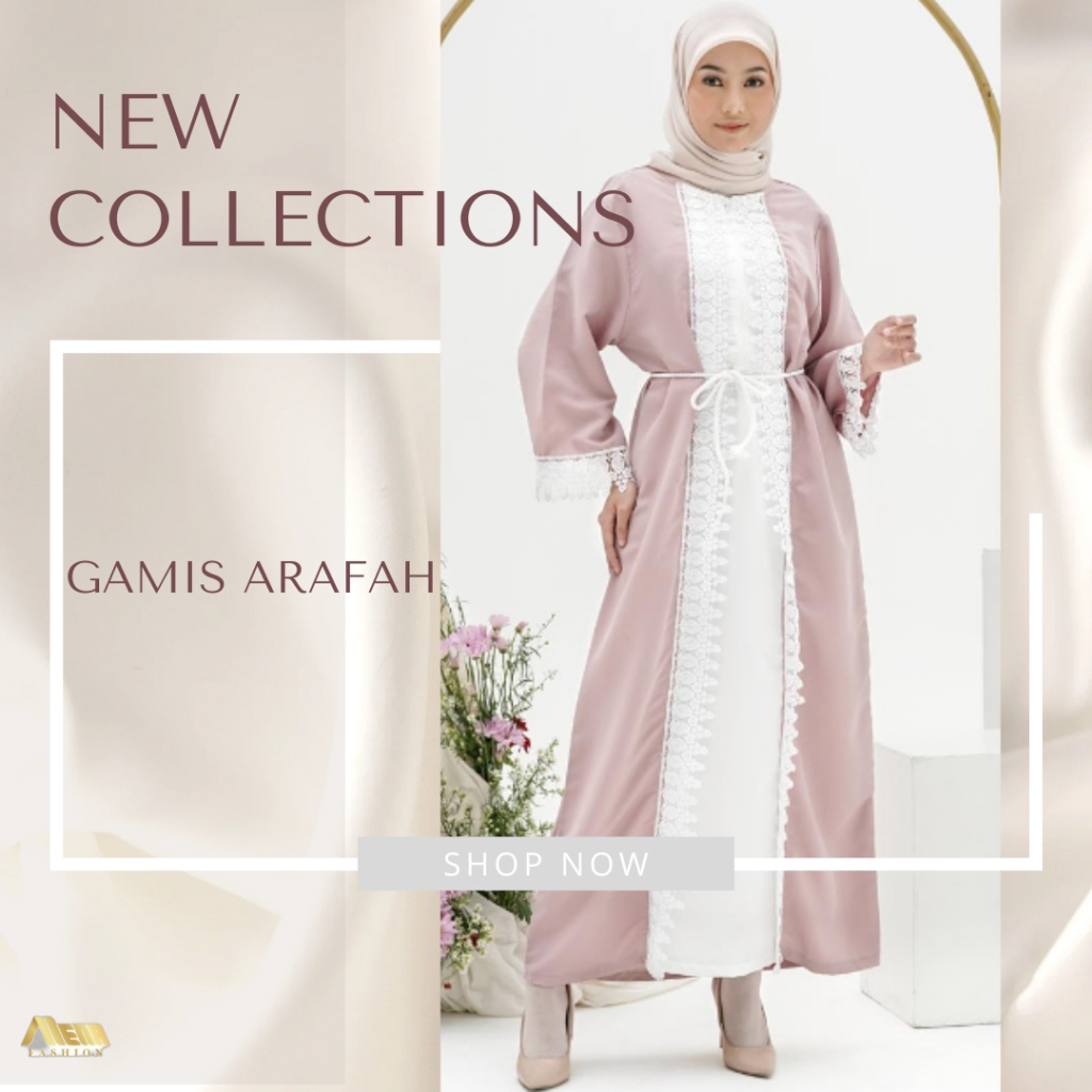 Alena Fashion - Gamis Arafah OOTD gamis wanita muslim casual